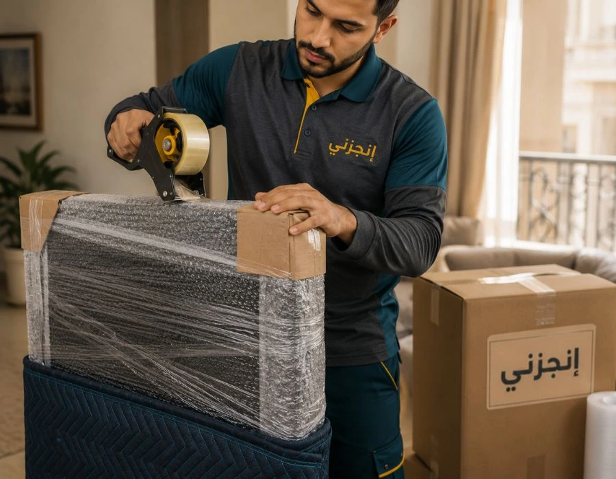 تغليف قطع أثاث حساسة بخامات مناسبة